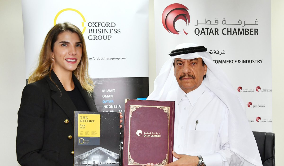 Oxford Business Group, Qatar Chamber Cooperate on Issuing "The Report: Qatar 2025"